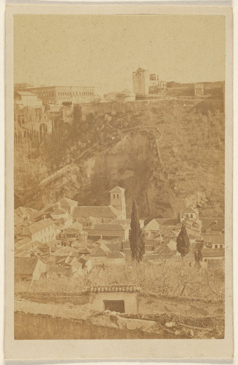 [Az Alhambra látképe, Spanyolország] alkotó: Unknown artist