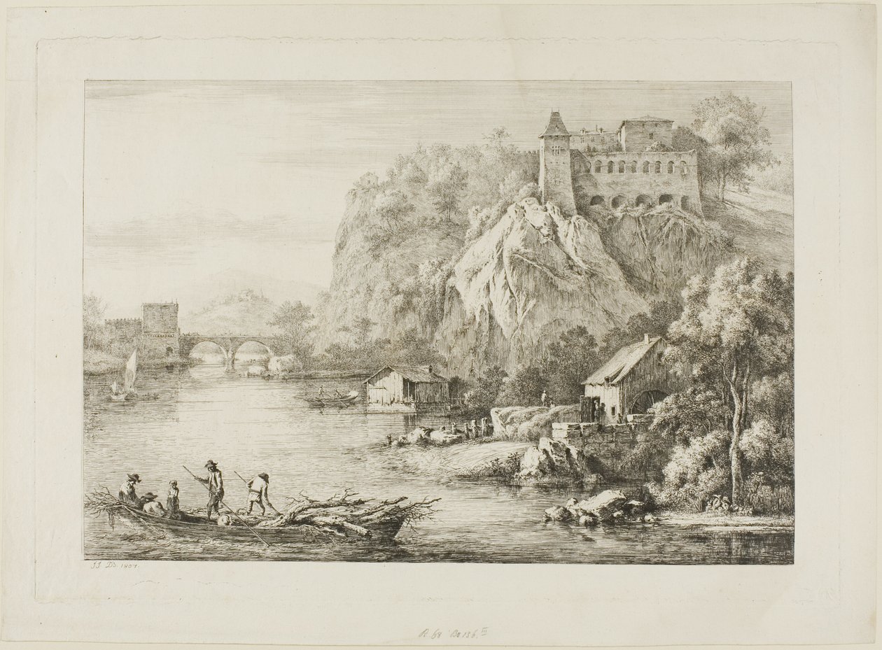 Kilátás a Carmes de Caussees-ra Lyonban alkotó: Unknown artist