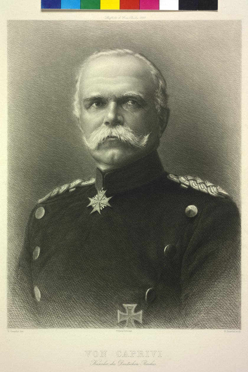 Von Caprivi a német birodalom kancellárja alkotó: Unknown artist