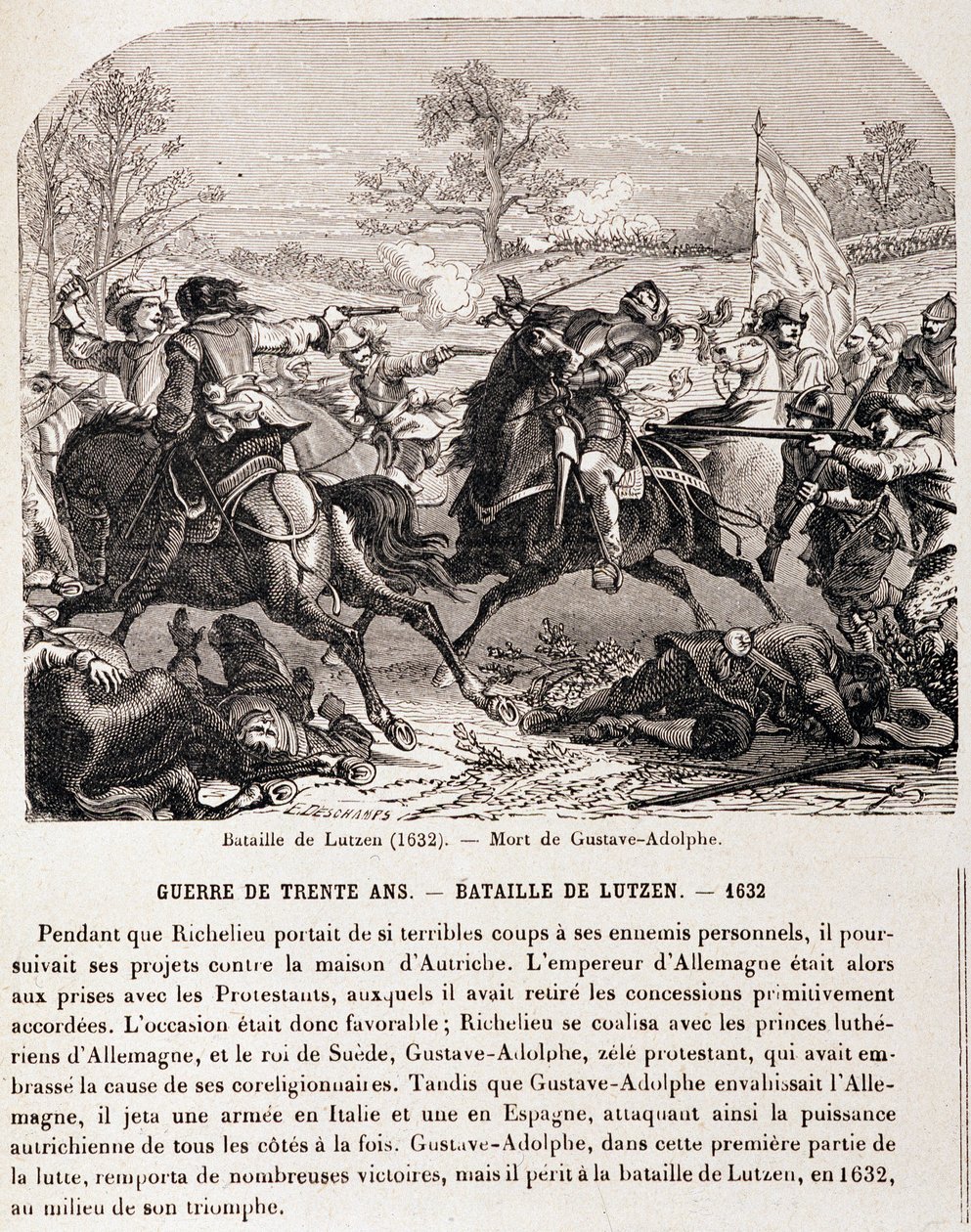 30 éves háború: Lutzen-i csata (1632) és Gustave Adolphe halála. - a "L