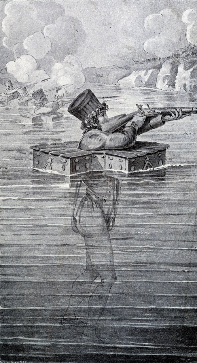 századi hadiruha. századi metszet. alkotó: Unknown artist