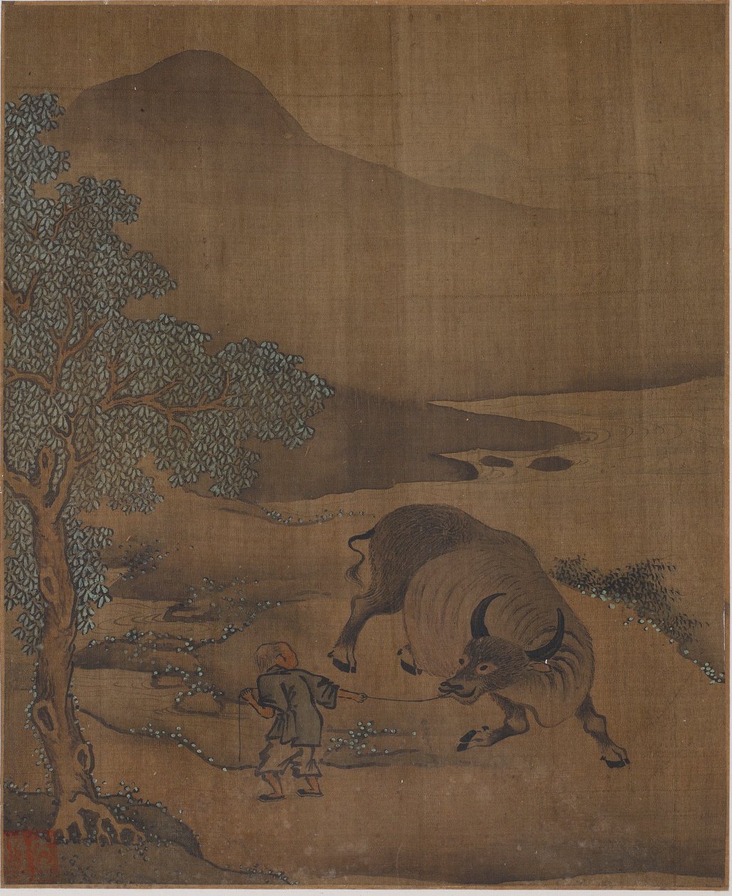 Vízibivaly és Herdboy alkotó: Unknown artist