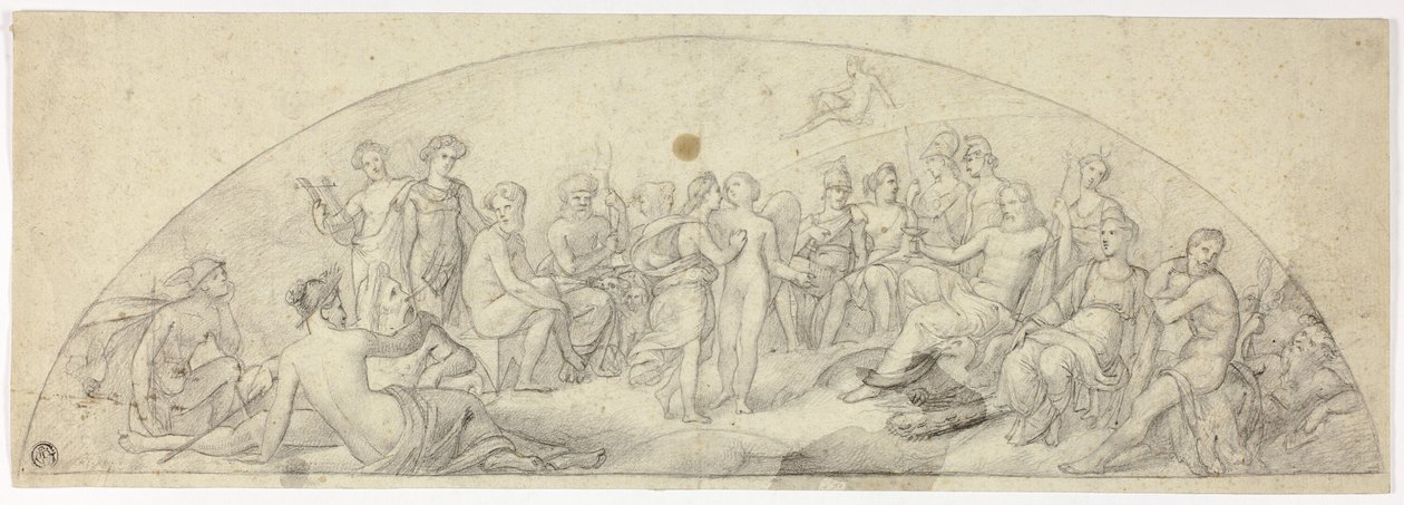 Ámor és Psyche esküvője az Olümposz-hegyen alkotó: Unknown artist