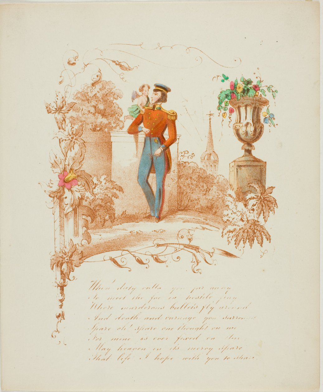 Amikor a kötelesség messzire hív (valentin) alkotó: Unknown artist