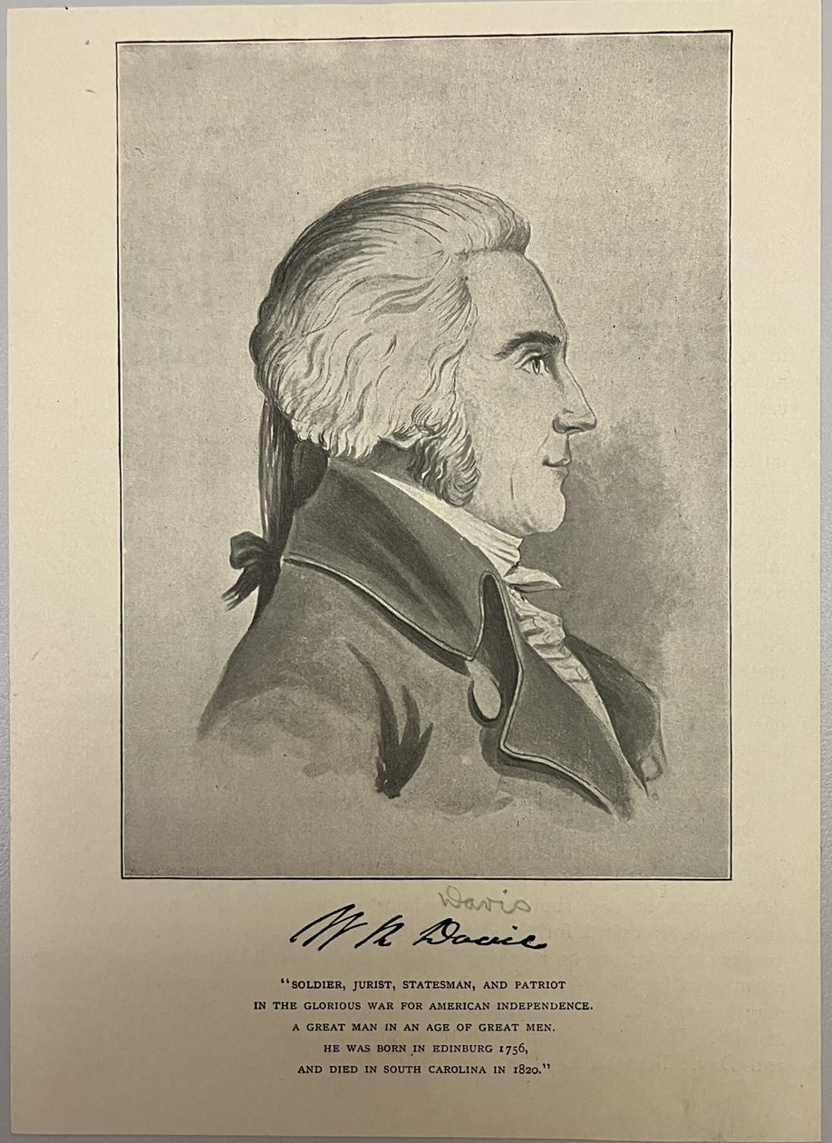 William Richardson Davie alkotó: Unknown artist