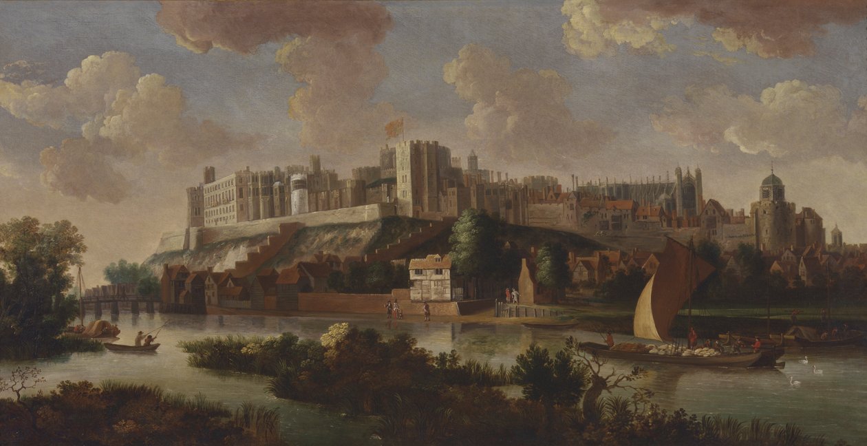 Windsori kastély a Temzéből nézve alkotó: Unknown artist
