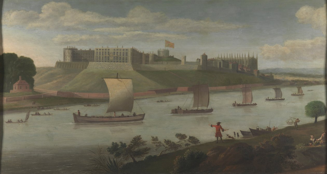 Windsori kastély a Buckinghamshire Bankból alkotó: Unknown artist