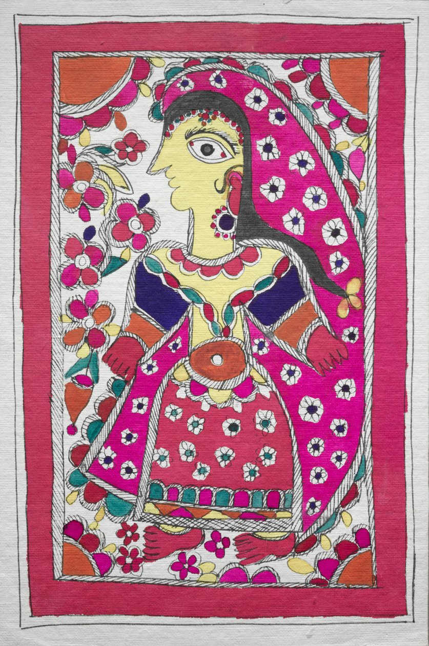 Nő balra néző profilban (festőnőtől) alkotó: Unknown artist