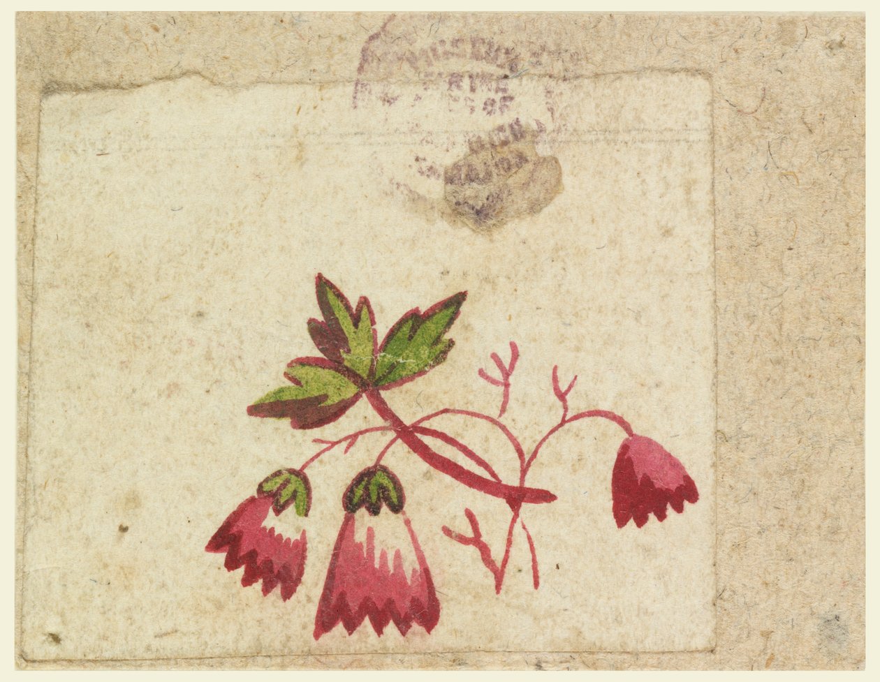 Woodblock próbapróba nyomtatott textíliához alkotó: Unknown artist