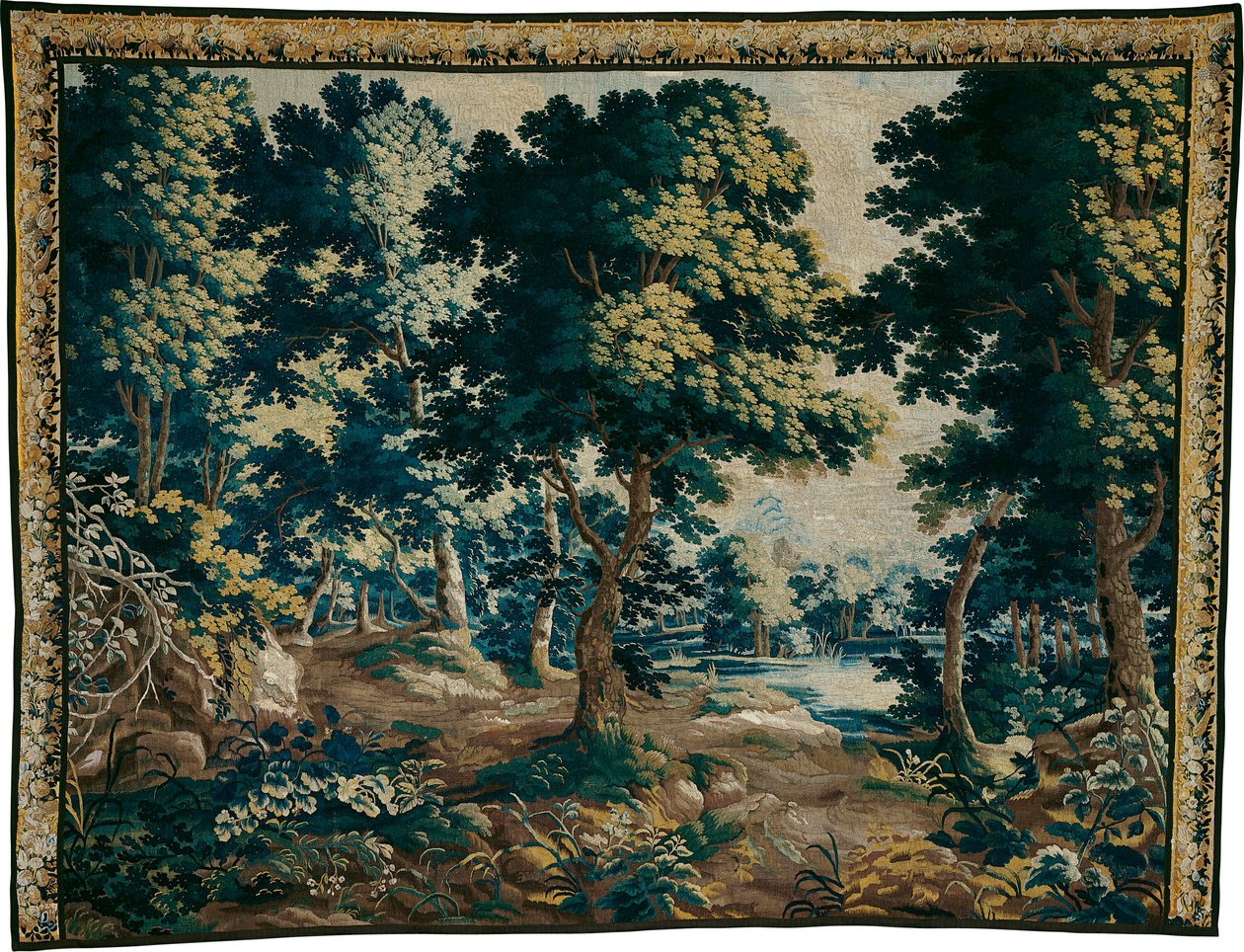 Erdőterület tavacskával alkotó: Unknown artist