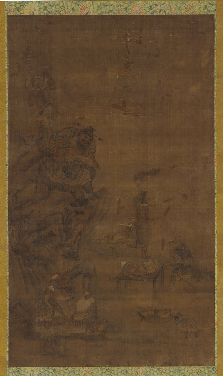 Zhong Kui megszelídíti az öt pestist alkotó: Unknown artist