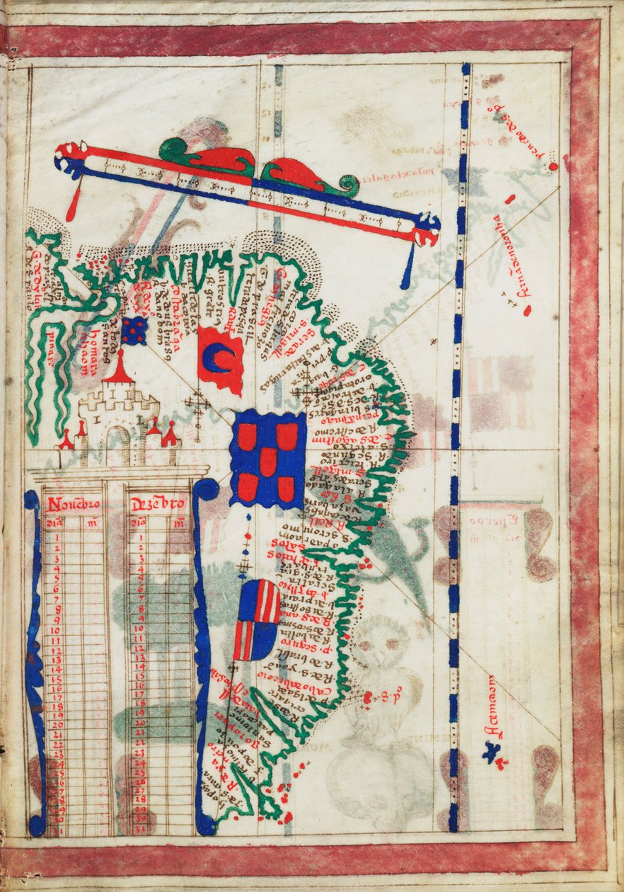 1550-60 körül (tinta pergamenre) alkotó: Unknown artist