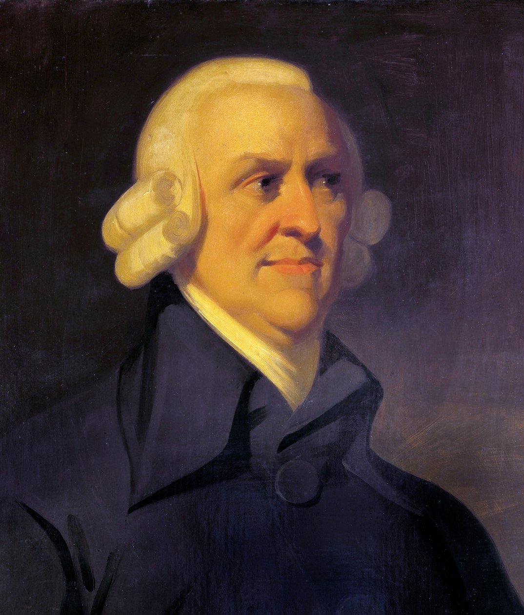 Detail de "" Adam Smith portréja "" (1723-1790) - Névtelen - 1795 - Olaj, vászon - 77,9x64,5 - Skót Nemzeti Galéria, Edinburgh alkotó: Unknown artist