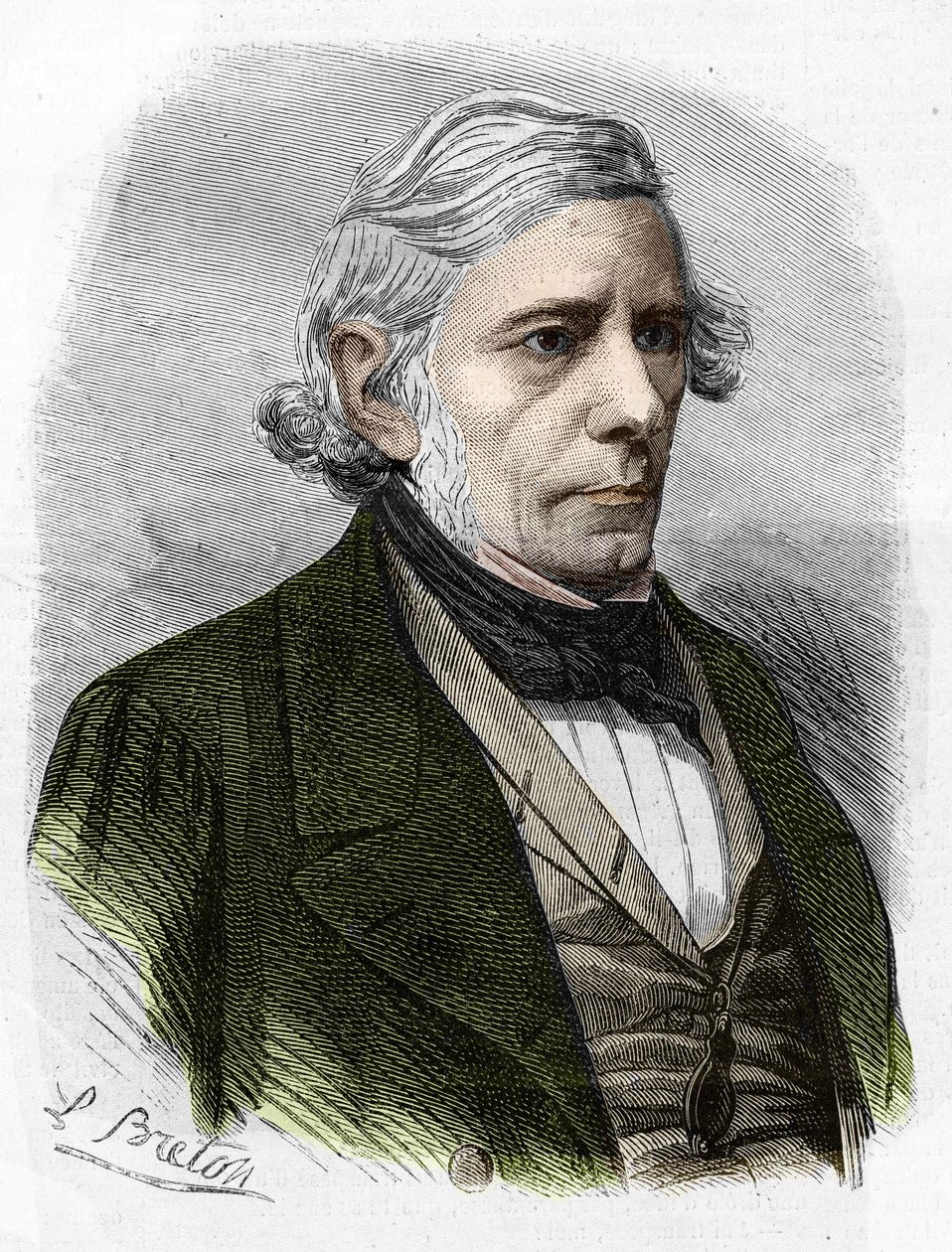 Victor Cousin portréja. francia filozófus (1792-1867). alkotó: Unknown artist