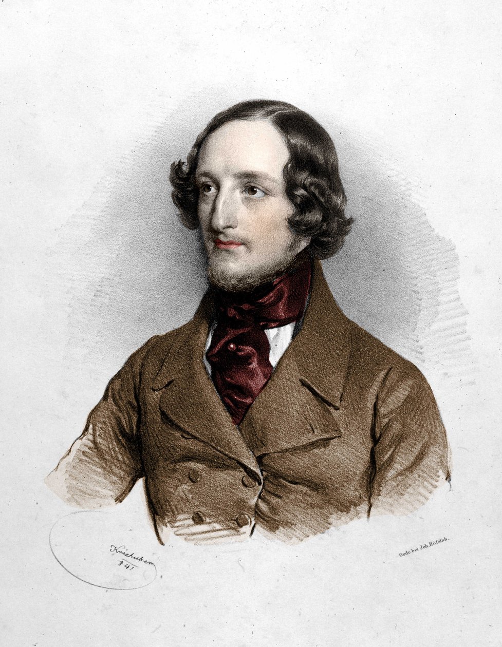 Thalberg Zsigmond (1812-1871) zeneszerző portréja. alkotó: Unknown artist