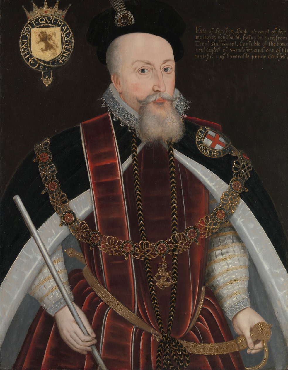 Robert Dudley, Leicester első grófja (1532/3–1588) alkotó: Unknown artist, sixteenth century