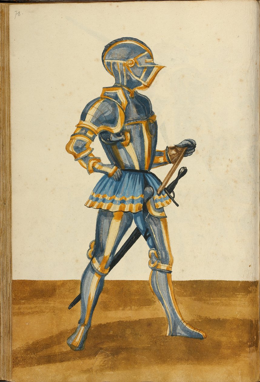 Egy férfi páncélban alkotó: Unknown artist/maker
