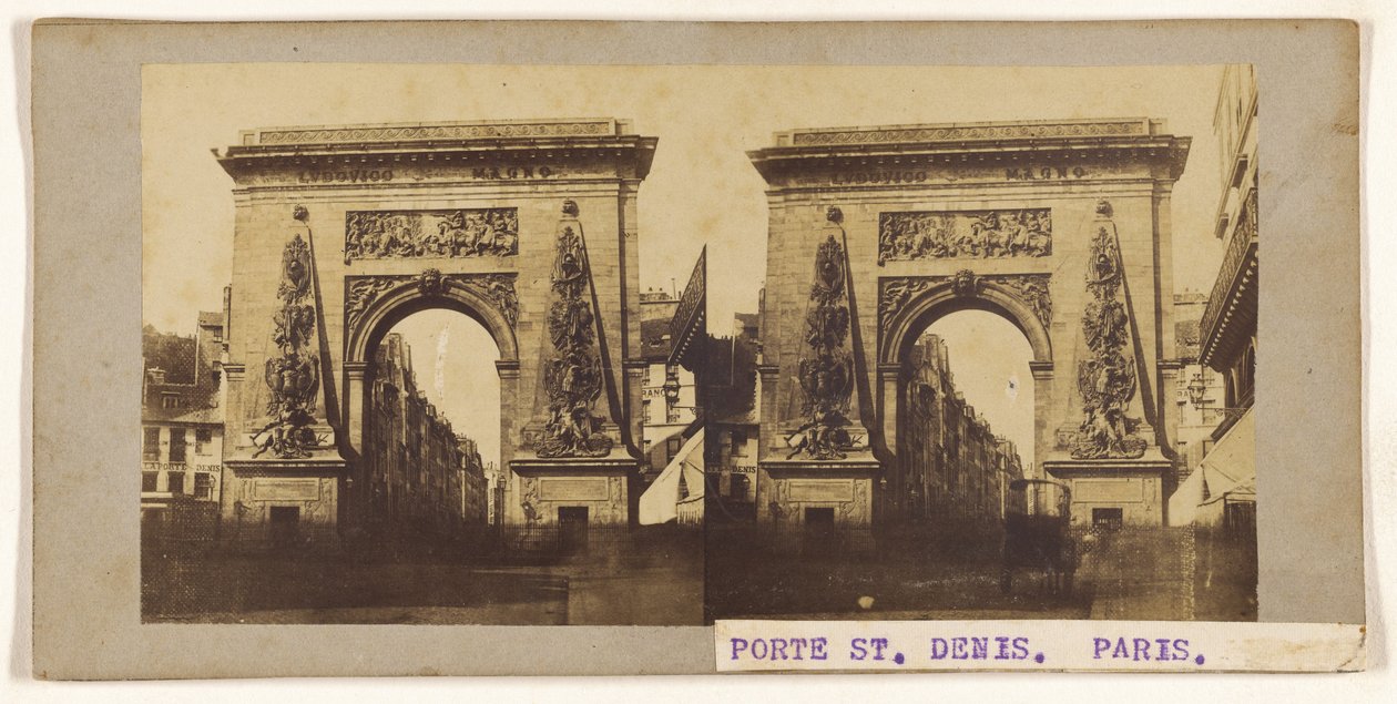 [Porte St Denis] alkotó: Unknown artist/maker