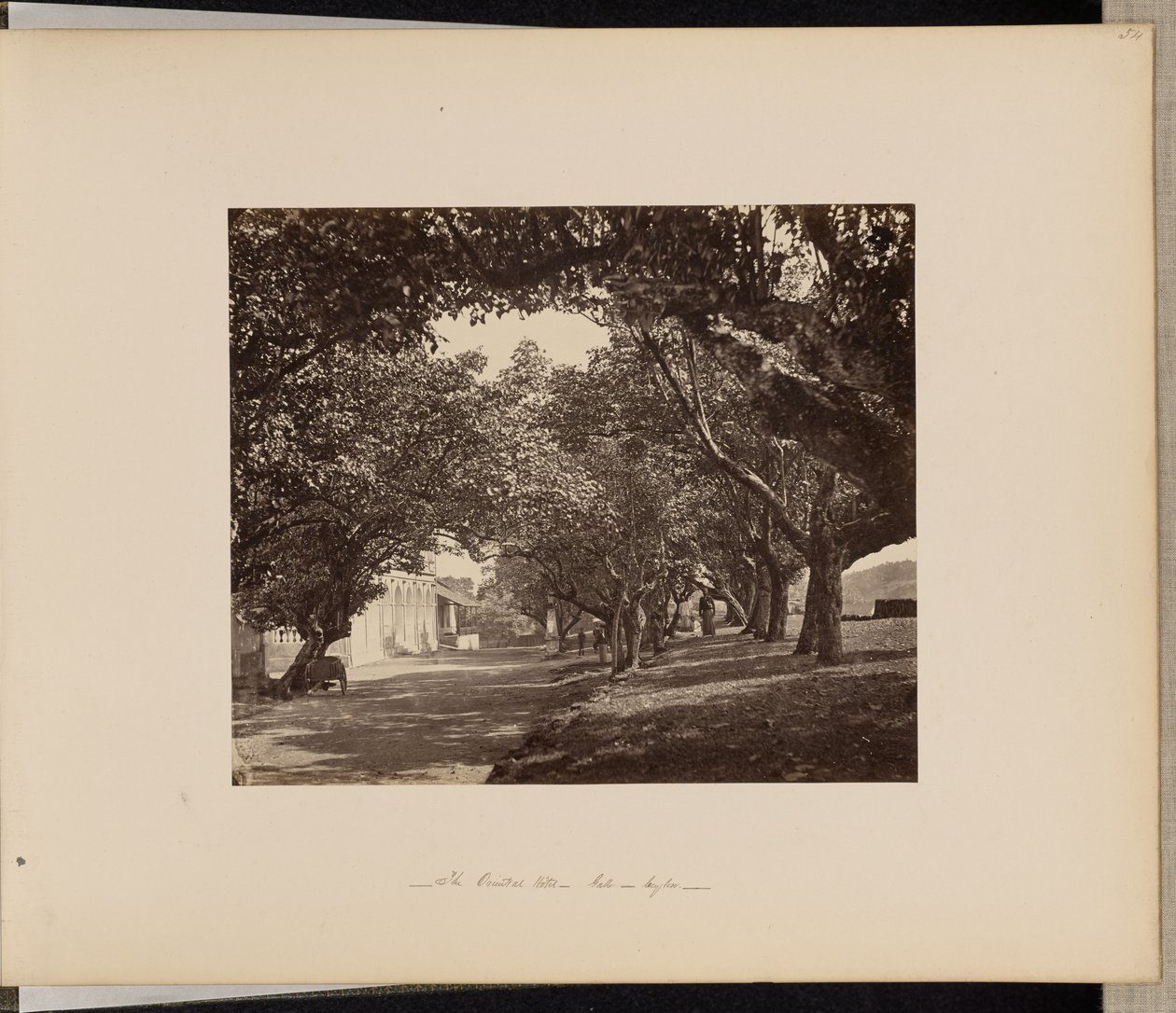 The Oriental Hotel, Galle, Ceylon alkotó: Unknown artist/maker