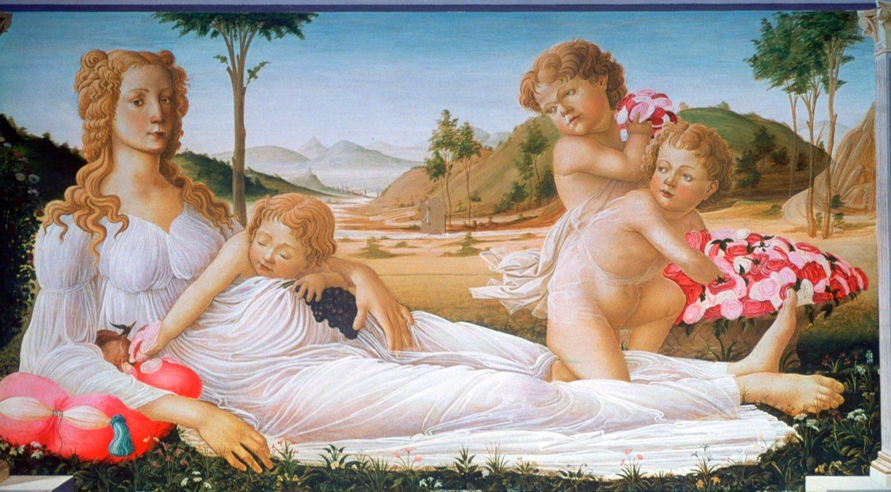 "An allegória", 1490-1550 alkotó: Unknown follower of Botticelli