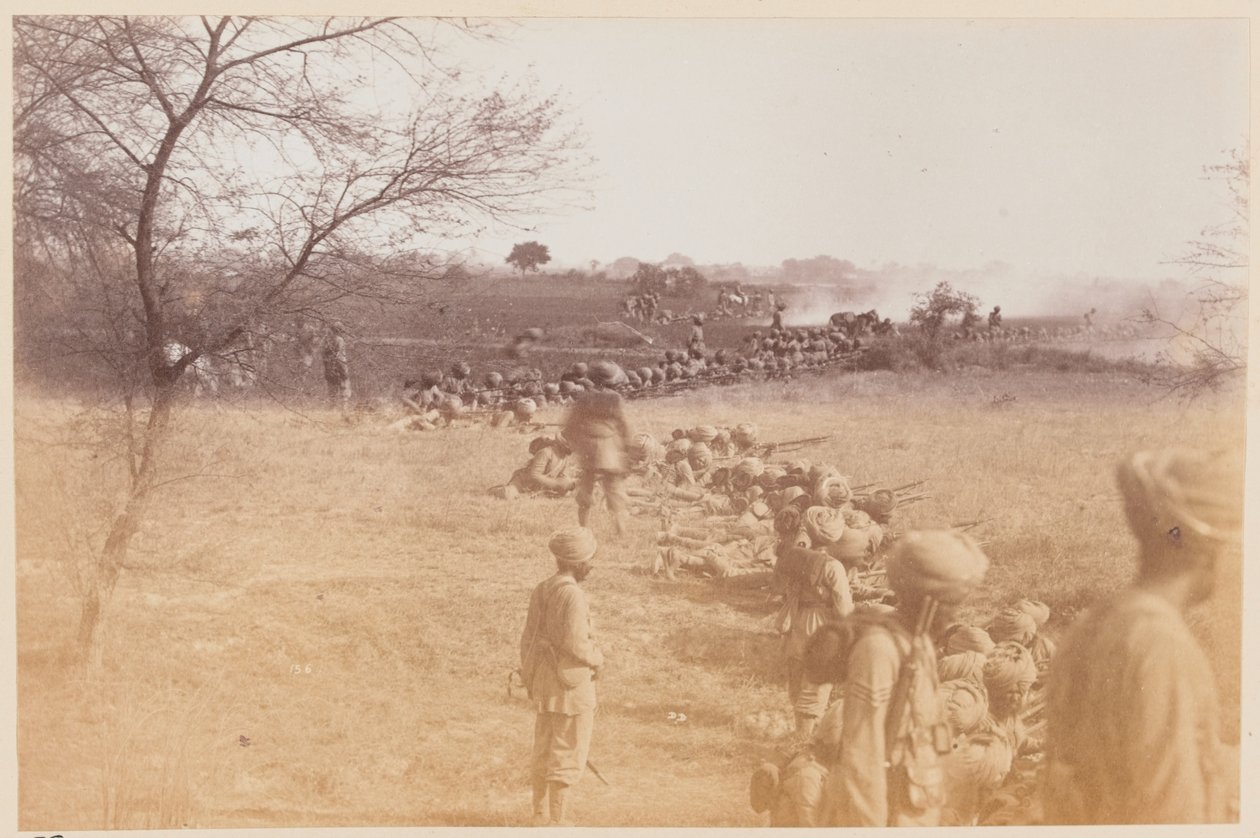14. szikhek akcióban, Delhi Gyakorlótábor alkotó: Unknown photographer