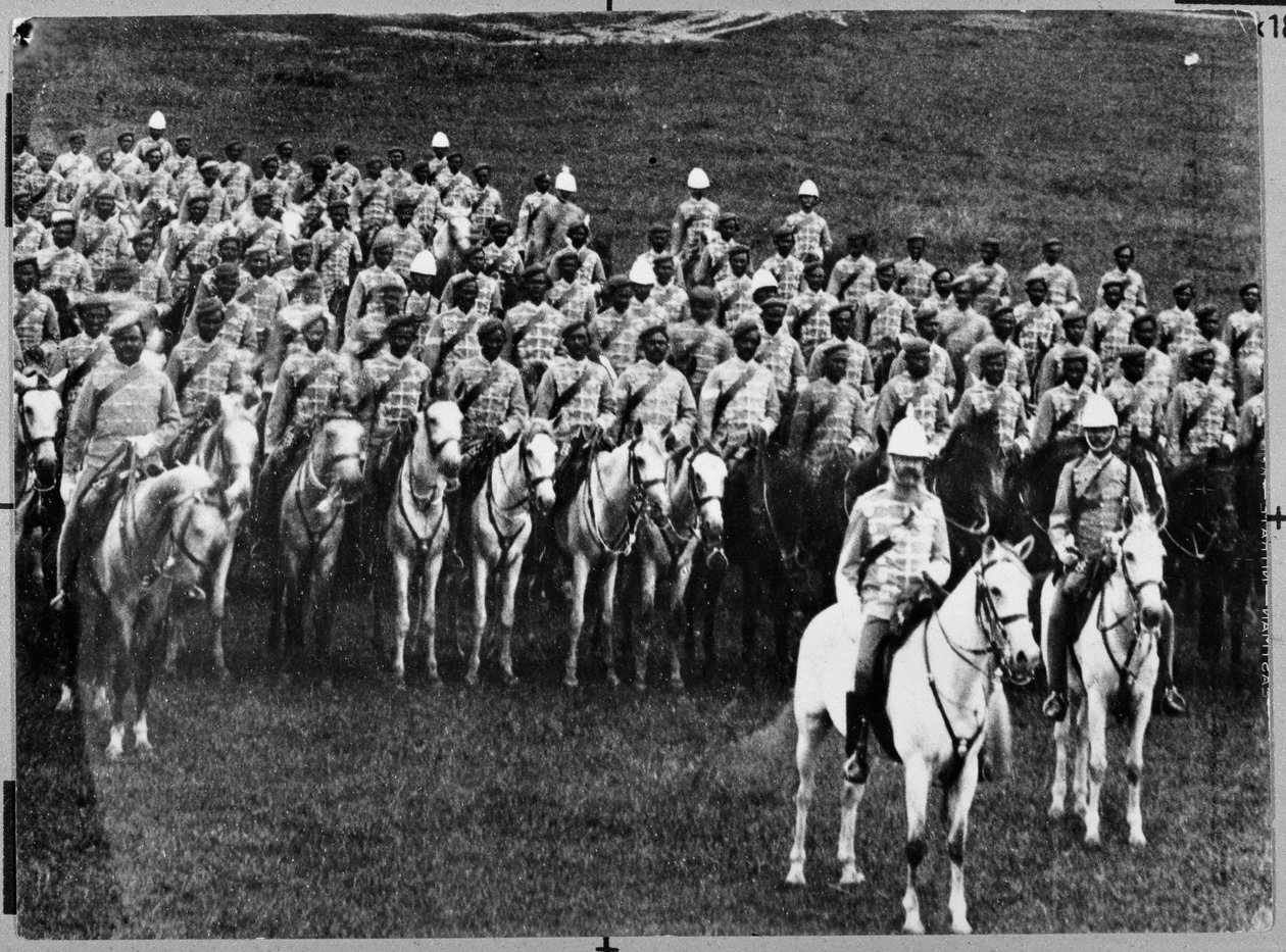 A 2. Madras-ezred könnyűlovassága felvonuláson alkotó: Unknown photographer