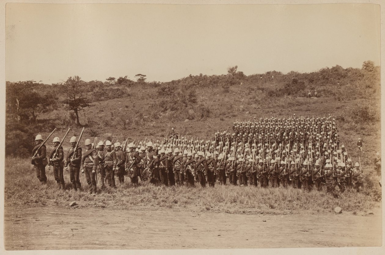 91. hegyvidékiek visszatérnek Zuluföldről 1879 (f/w fotó) alkotó: Unknown photographer