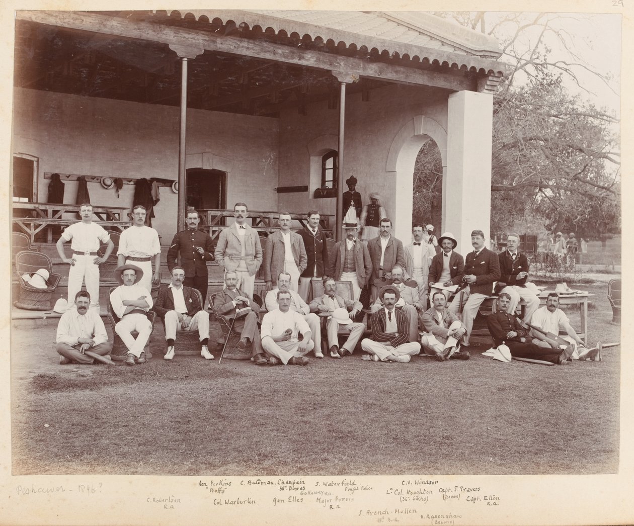 Krikett meccs, Peshawar alkotó: Unknown photographer