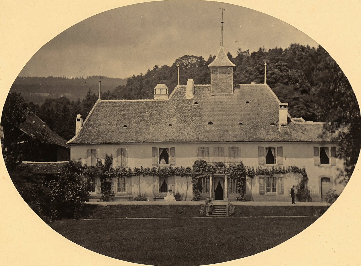 Egy ház Neuchatelben, Svájcban alkotó: Unknown photographer