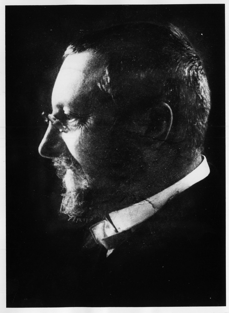 Alfred Binet francia fiziológus és pszichológus, Charcot tanítványa (1857-1911). alkotó: Unknown photographer