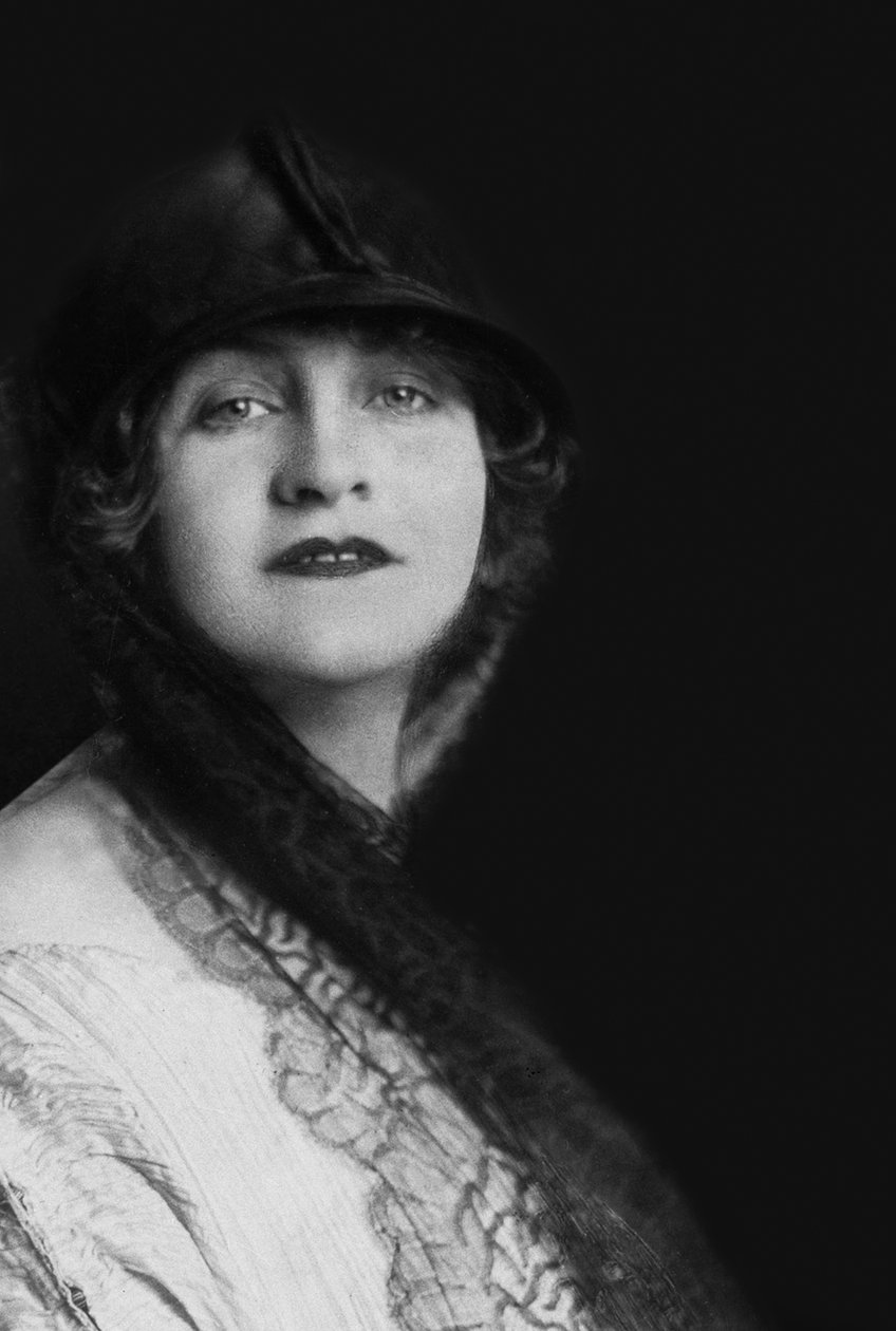Alma Mahler (1879-1964) osztrák zeneszerző és író, 1920 körül (fekete-fehér fotó) alkotó: Unknown photographer