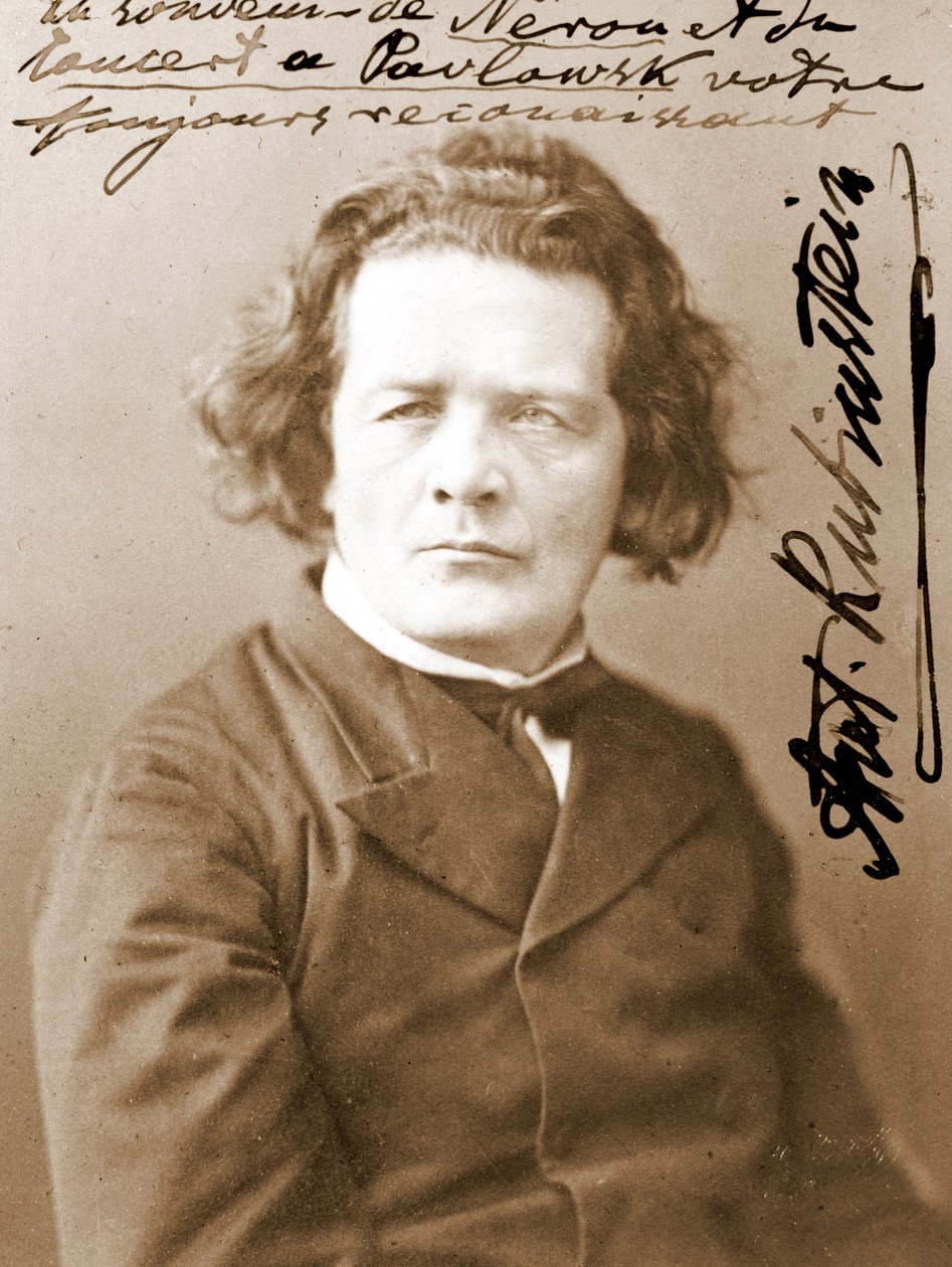 Anton Grigorjevics Rubinstein. Orosz zongoraművész és zeneszerző (született Vykhvatintsy-ban, Podolszk közelében alkotó: Unknown photographer