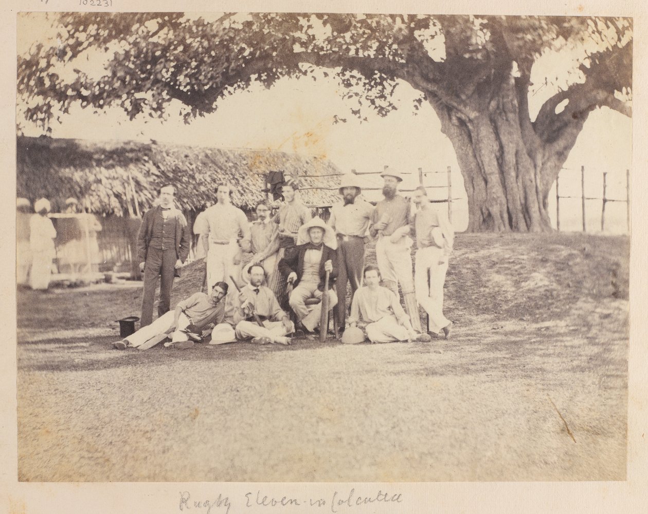 Katonai krikettcsapat, Kalkutta alkotó: Unknown photographer