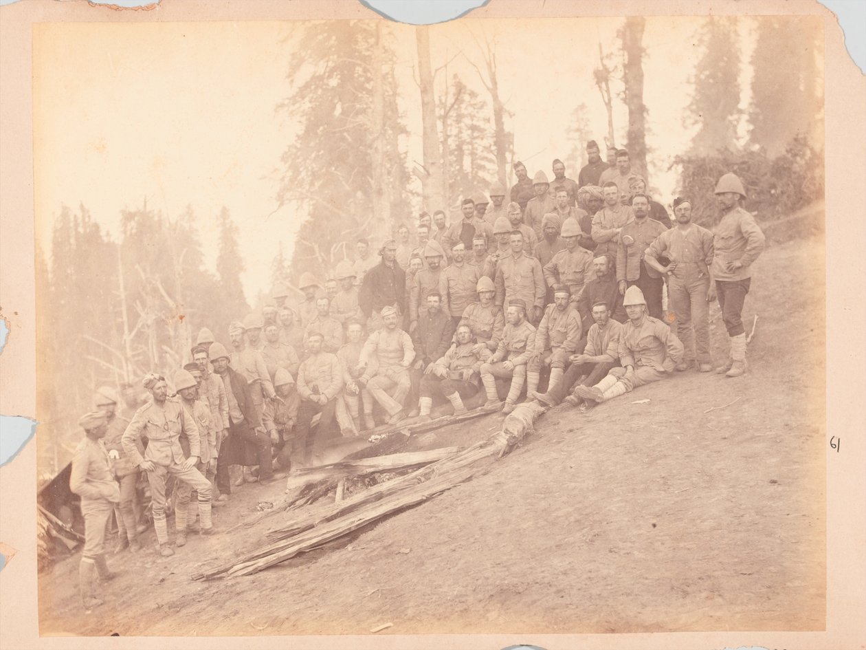 Brit tisztek, Black Mountain Expedition alkotó: Unknown photographer