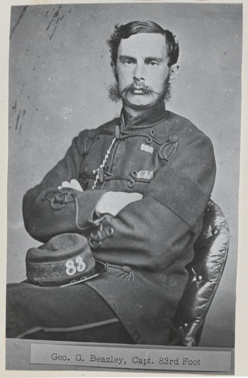 George G Beazley kapitány, a 83. (Dublin megye) gyalogezred alkotó: Unknown photographer