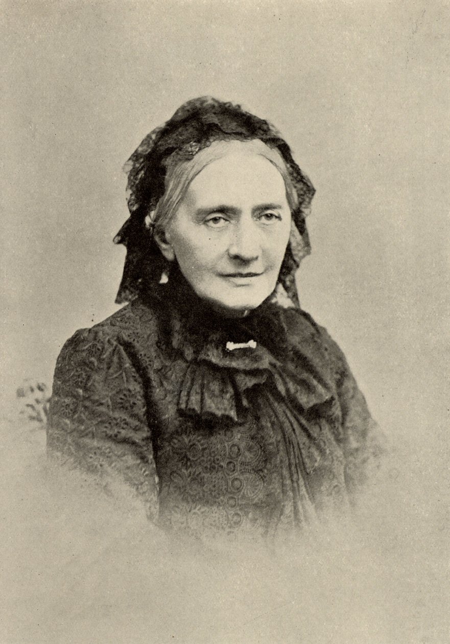 Clara Schumann (született Clara Wieck - 1819-1896) német zongoraművésznő idős korában (nyomat) alkotó: Unknown photographer