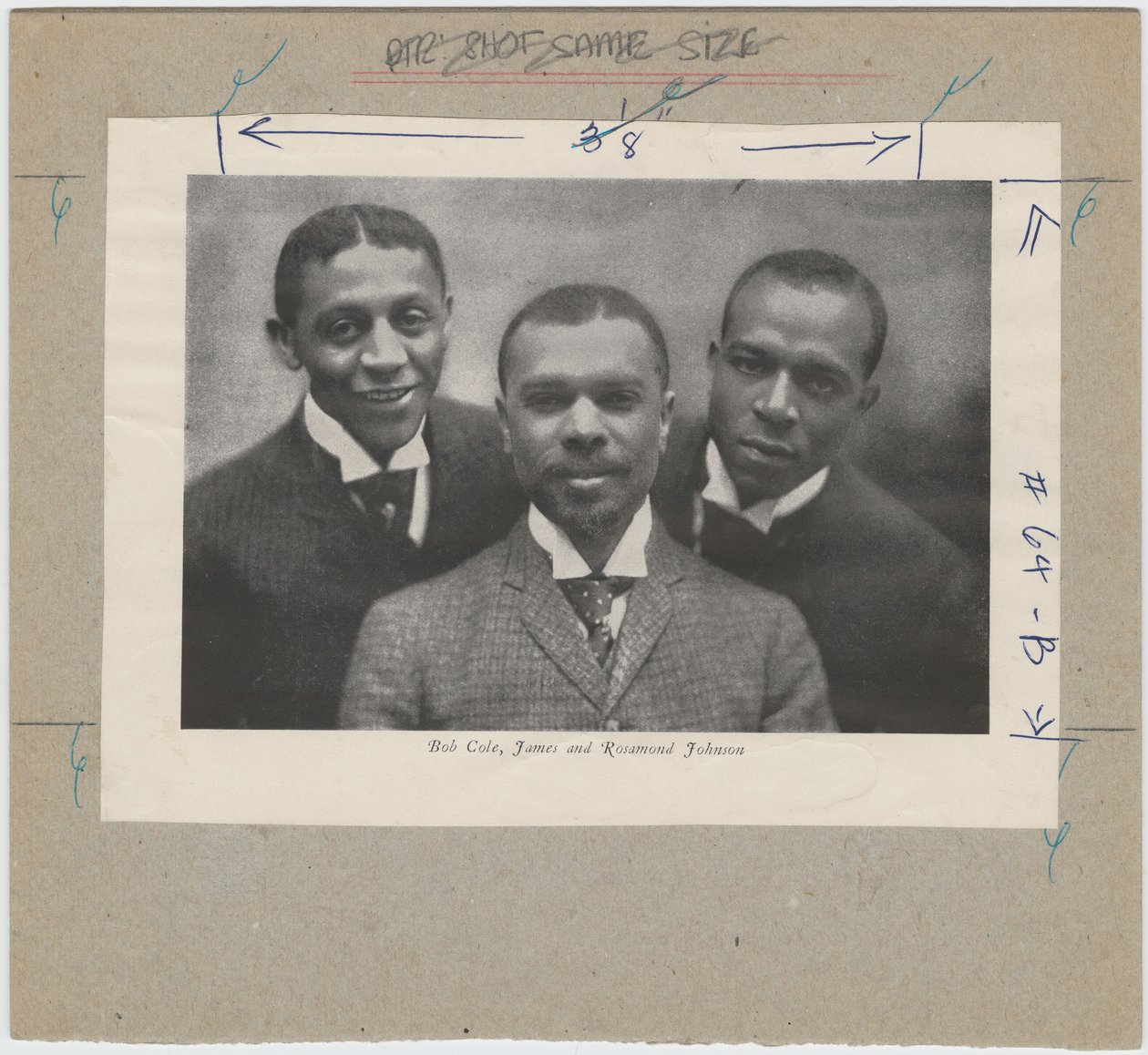 Cole, Johnson és Johnson alkotó: Unknown photographer