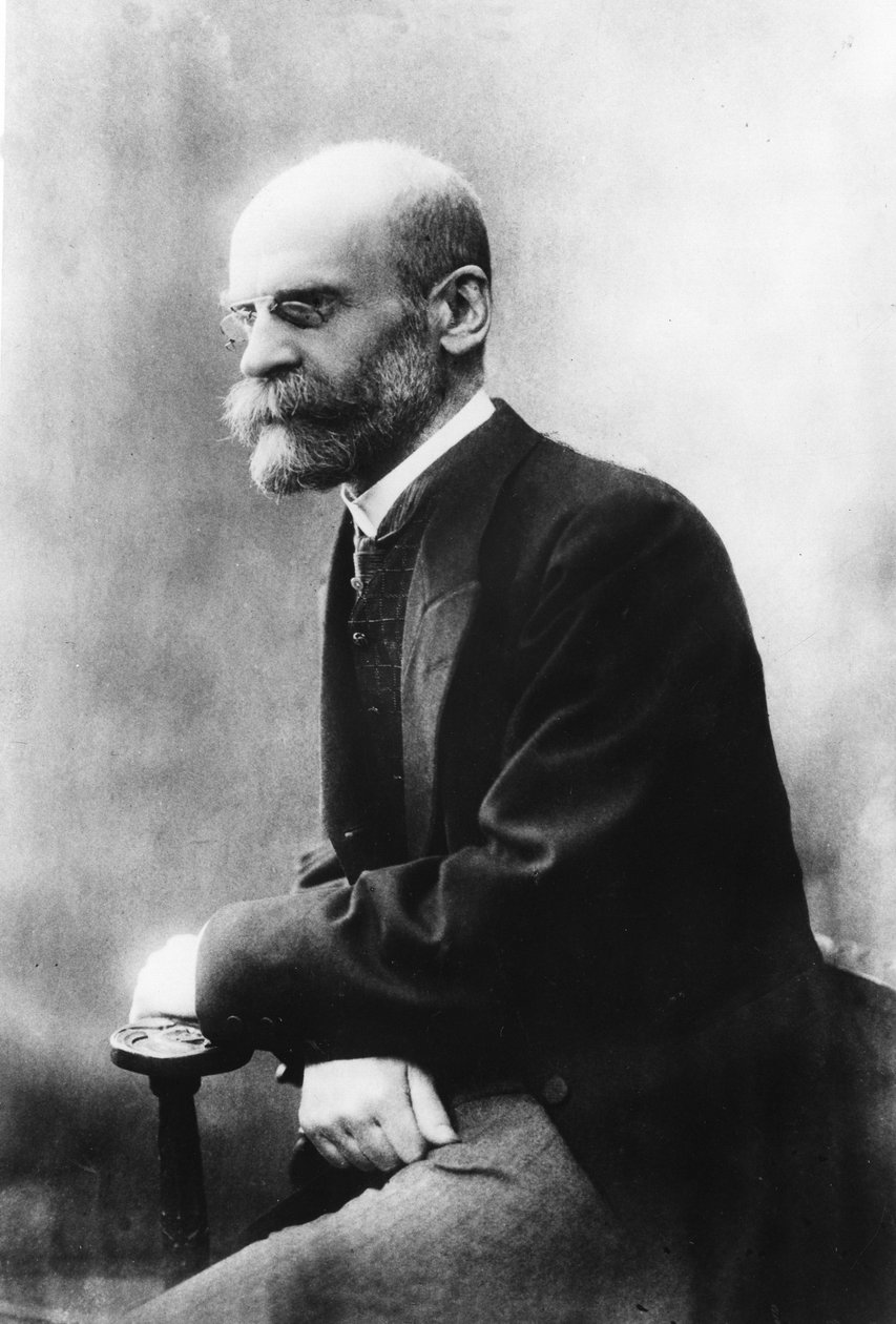 Emile DURKHEIM. (1858-1917) francia szociológus. alkotó: Unknown photographer