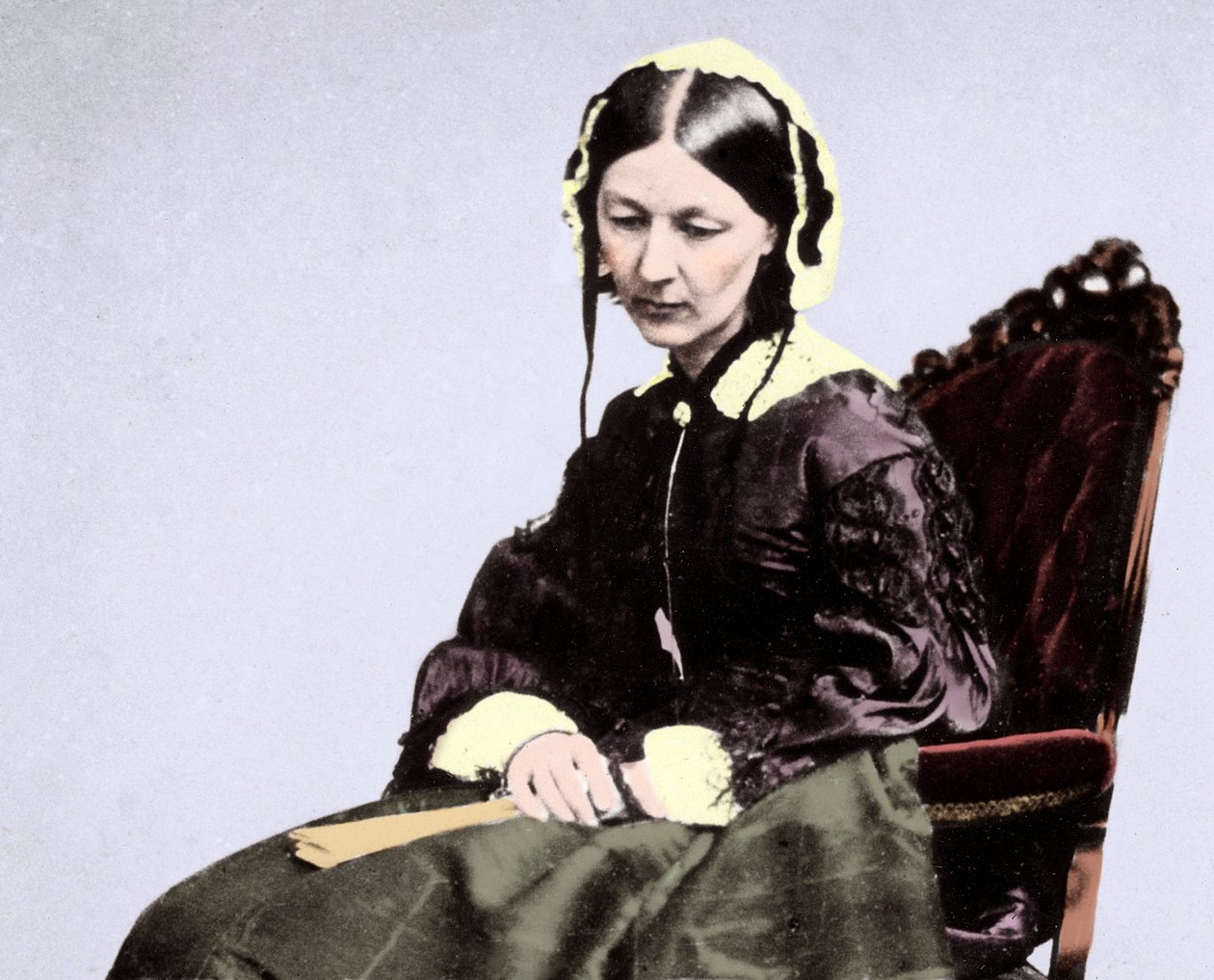 Florence Nightingale (1820-1910) alkotó: Unknown photographer
