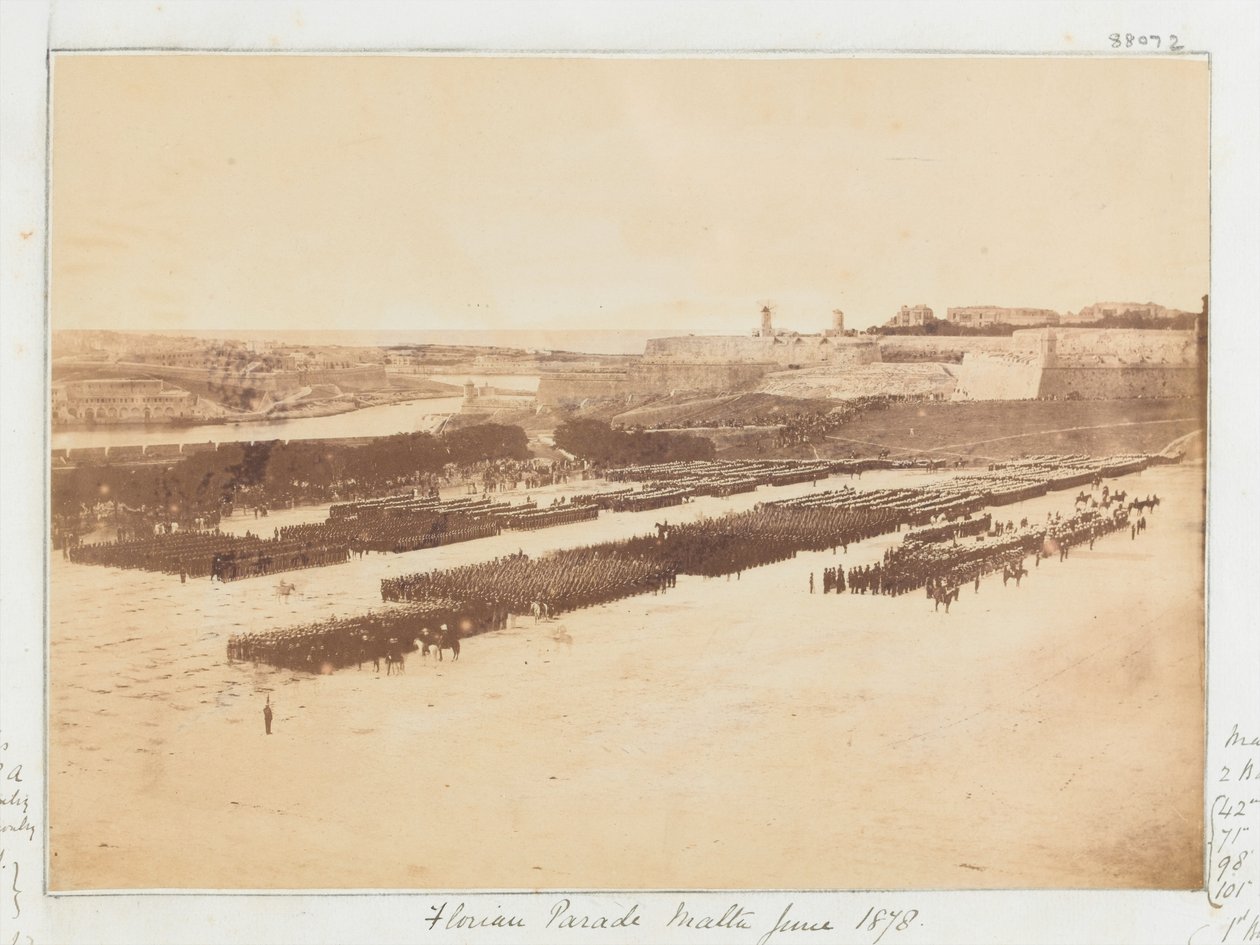 Florian Parade, Málta, 1878. június alkotó: Unknown photographer