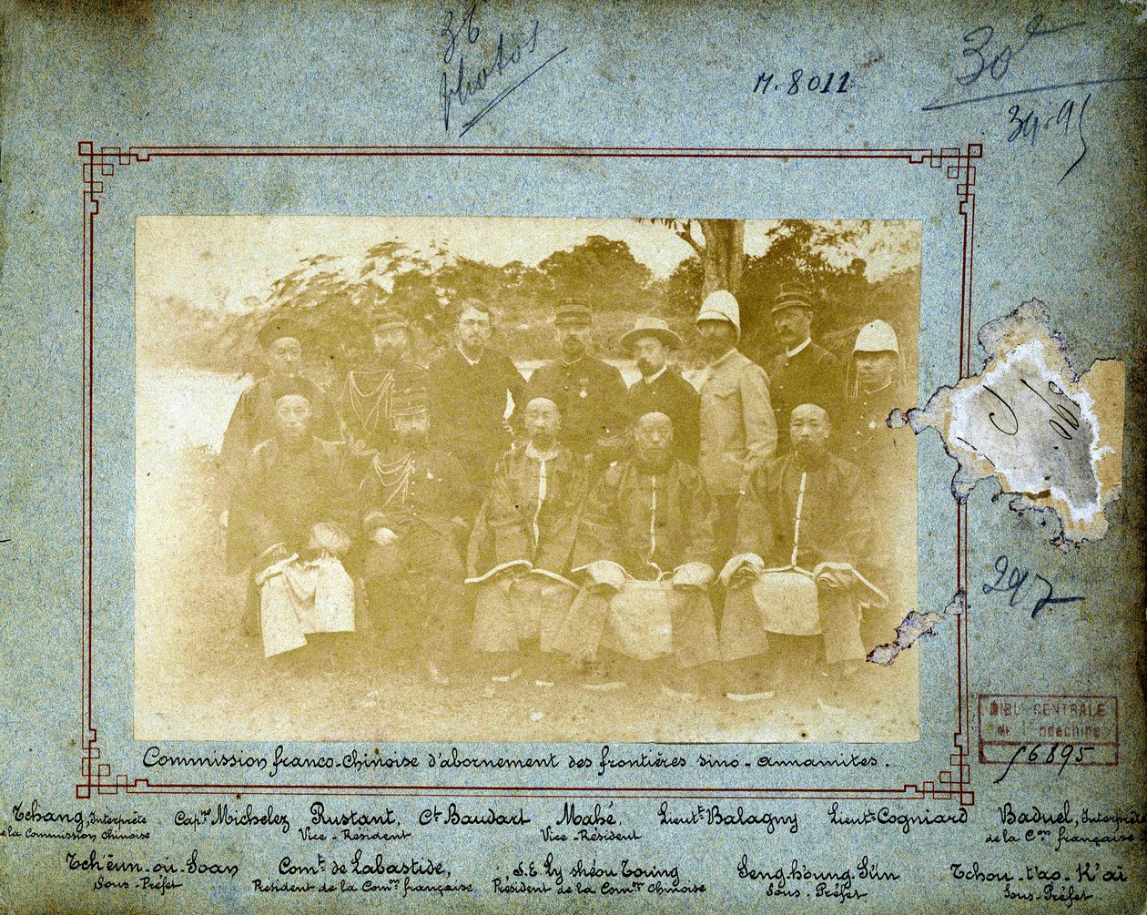 Francia-Kínai Bizottság (a kínai-annamita határ meghatározása) alkotó: Unknown photographer