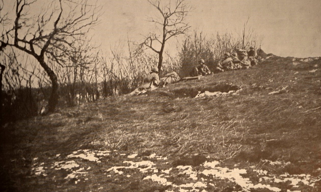 Francia csapatok a lejtőn alkotó: Unknown photographer