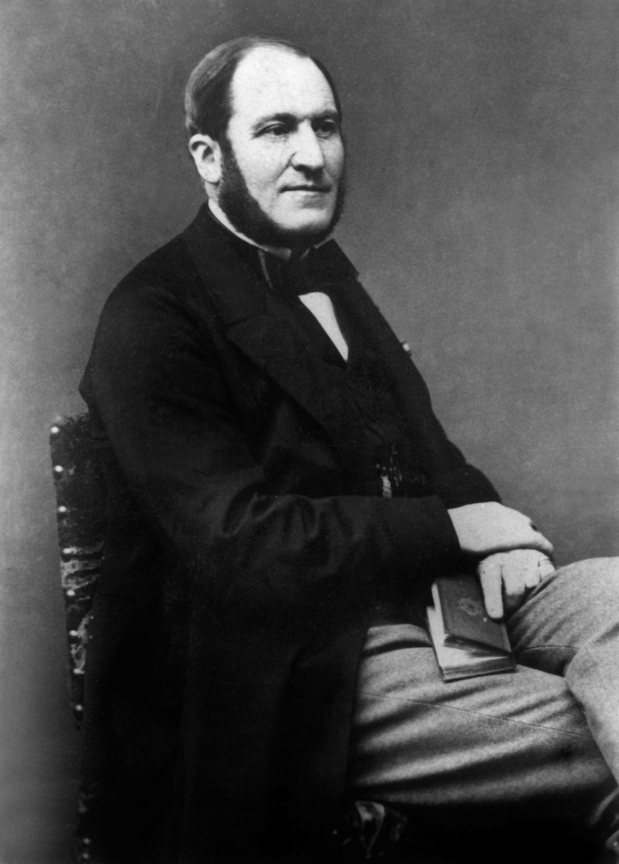 Georges Eugene Haussmann (1809-1891) francia politikus, aki a 2. birodalom idején Párizs várostervezéséért volt felelős alkotó: Unknown photographer