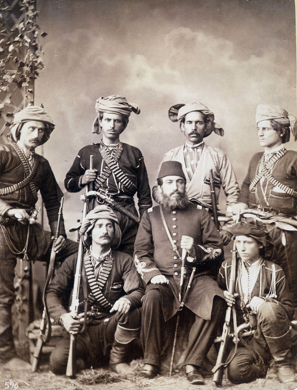 Grúzia Batum (vagy Batumi) város grúz harcosai, Adjaria fővárosa alkotó: Unknown photographer