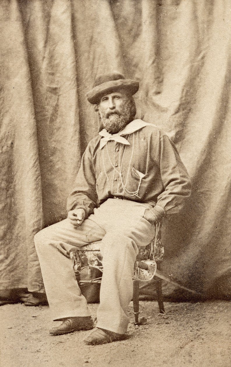 Giuseppe Garibaldi Casertában 1860-ban alkotó: Unknown photographer