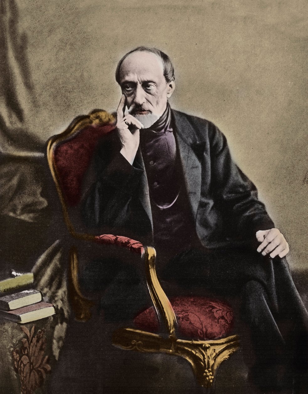 Giuseppe Mazzini (1805-1872), olasz hazafi és politikus - 1864 - Giuseppe Mazzini (1805-1872) olasz republikánus politikus portréja alkotó: Unknown photographer