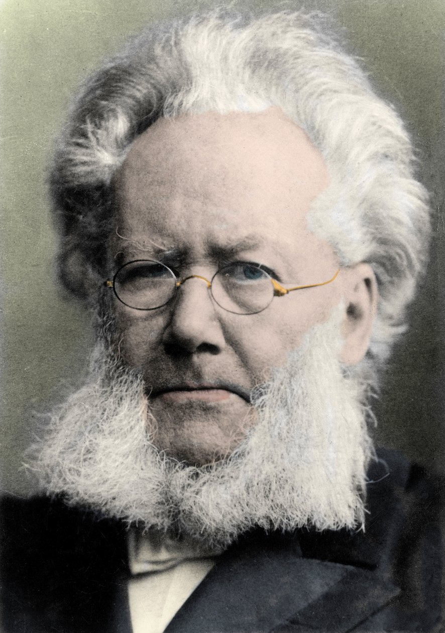 HENRIK IBSEN (1828-1906) norvég költő és drámaíró - Henrik (Henri) Johan Ibsen (1828-1906), norvég drámaíró portréja alkotó: Unknown photographer