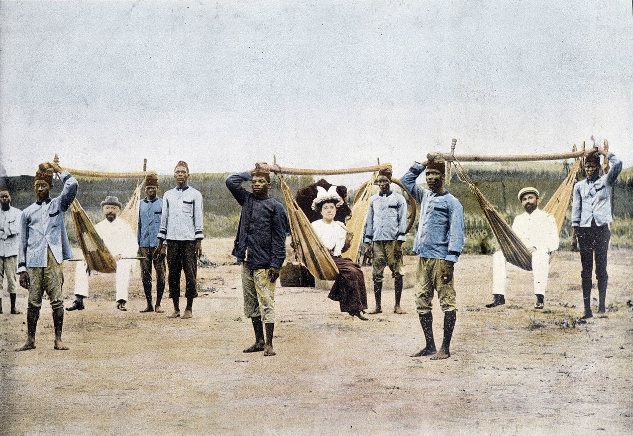 Hamaquaria Dahomeyben (Benin), 19. század vége alkotó: Unknown photographer