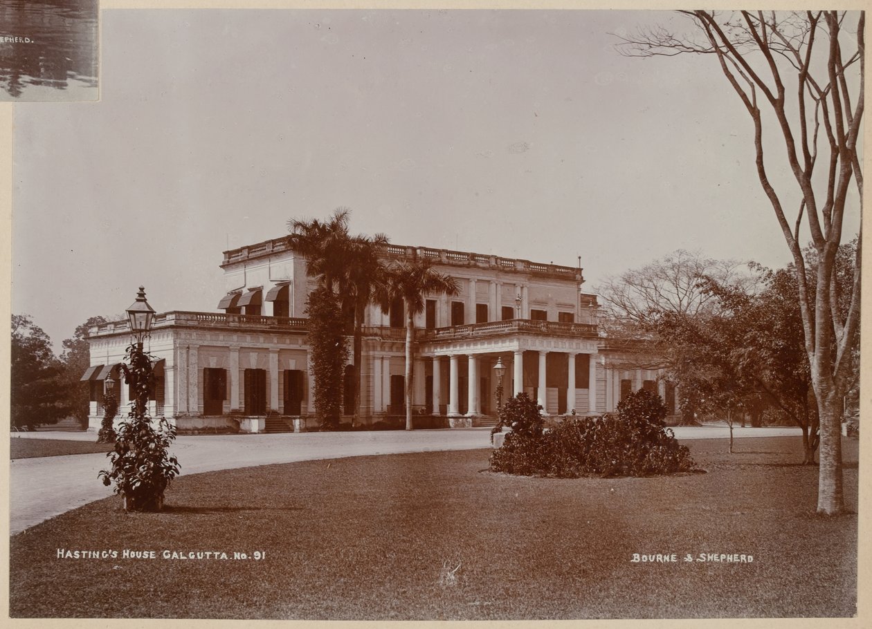 Hastings-ház, Kalkutta alkotó: Unknown photographer