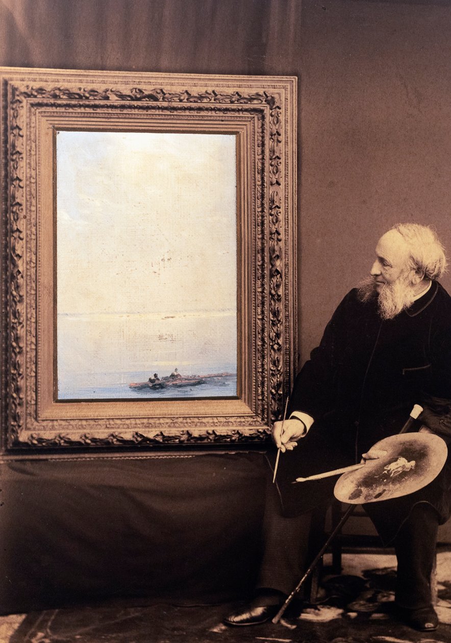 Ivan Aivazovsky. Örmény-orosz romantikus művész alkotó: Unknown photographer